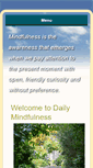Mobile Screenshot of dailymindfulness.com